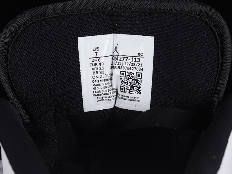 All categories Air Jordan Jordan series basketball shoes Air Jordan 1 Low Air Jordan 1 Low AJ1 Joe 1 new black and white panda low-top cultural sneakers CQ4277-113